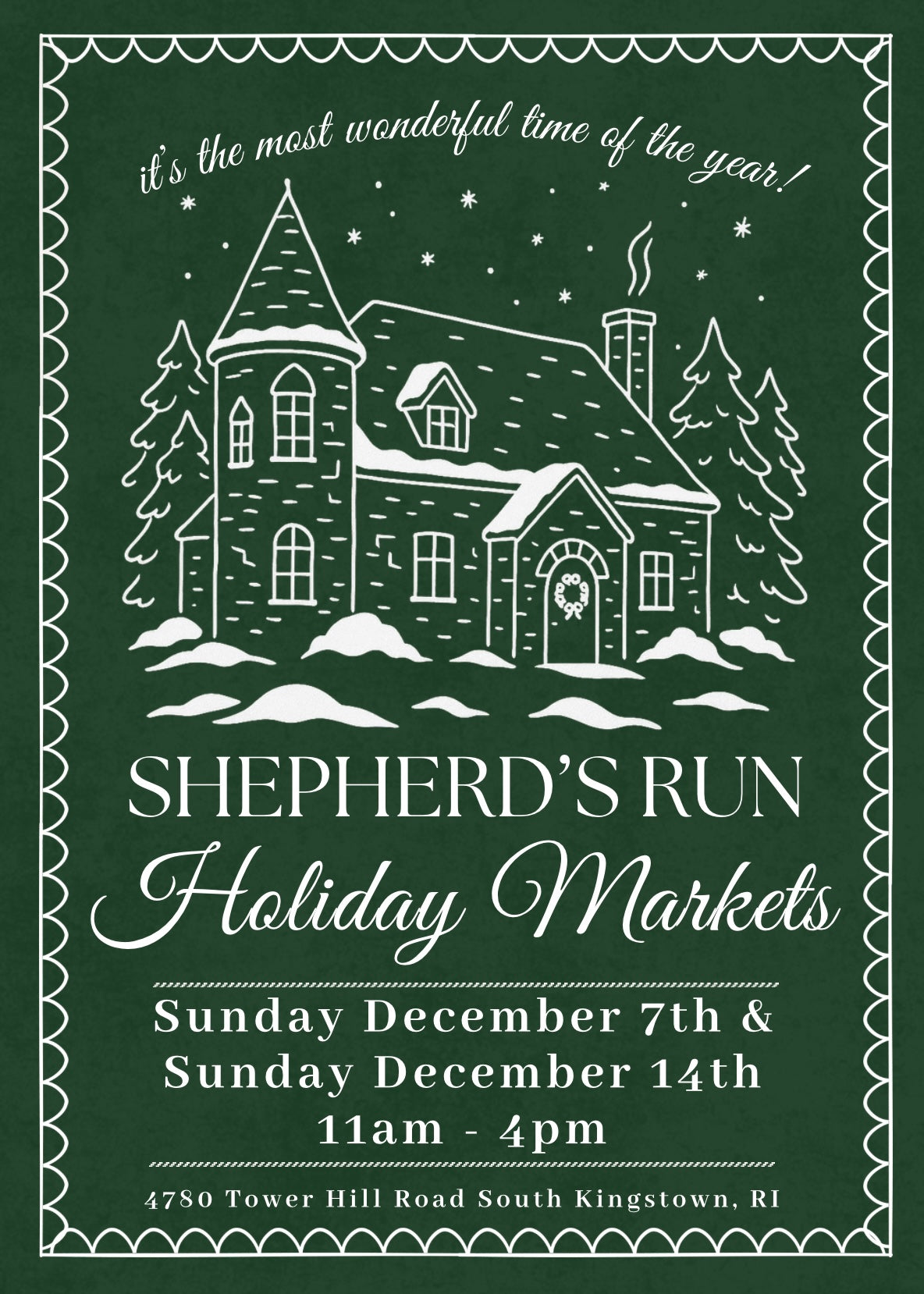 HOLIDAY MARKETS – Shepherd