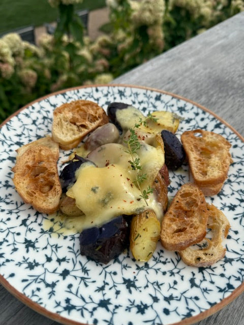 Irish blue and raclette melt